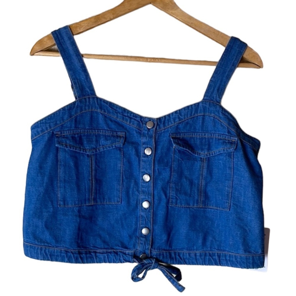 We The Free Boho Palm Desert Crop Top Size Small